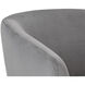 Treviso Antonio Charcoal Swivel Lounge Chair, Swivel